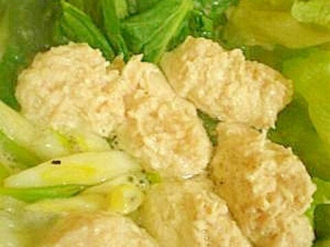 手が汚れない！モミモミして☆お豆腐鶏つみれ♪